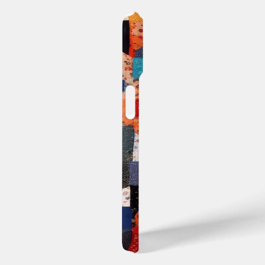 Coques Case-Mate iPhone Motif Abstrait Patchwork Quilt (Verso / Droite)