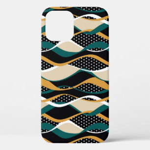 Case-Mate iPhone Case motif Abstrait rayé, coloré ondulé.