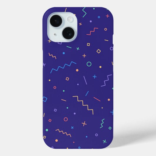 Coques Case-Mate iPhone Motif Abstrait rétro (Verso)