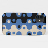 Coques Case-Mate iPhone Motif Abstrait rétro futuriste (Dos (Horizontal))