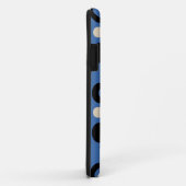 Coques Case-Mate iPhone Motif Abstrait rétro futuriste (Dos/Droite)