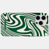 Coques Case-Mate iPhone Motif Abstrait Retro Green (Verso (horizontal))