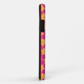 Coques Case-Mate iPhone Motif Abstrait rose et jaune vif (Dos/Droite)