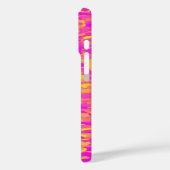 Coques Case-Mate iPhone Motif Abstrait rose jaune orange (Verso / Gauche)