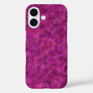Coques iPhone 16 Motif abstrait sans couture rose rouge violet