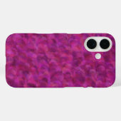 Coques Case-Mate iPhone Motif abstrait sans couture rose rouge violet (Verso (horizontal))