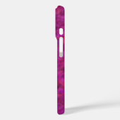 Coques Case-Mate iPhone Motif abstrait sans couture rose rouge violet (Verso / Gauche)
