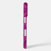 Coques Case-Mate iPhone Motif abstrait sans couture rose rouge violet (Verso / Droite)