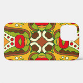 Coques Case-Mate iPhone motif Abstrait sans faille de style oriental (Verso (horizontal))