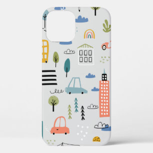 Case-Mate iPhone Case Motif Abstrait sans soudure avec la ville des