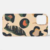 Coques Case-Mate iPhone Motif Abstrait sans soudure, dos d'animal sauvage (Verso (horizontal))