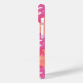 Coques Case-Mate iPhone Motif abstrait simple avec feuilles de monstera, f (Verso / Gauche)