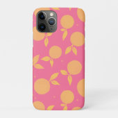 Coques Case-Mate iPhone motif Abstrait tangerine rose et jaune (Dos)