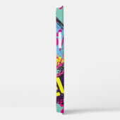 Coques Case-Mate iPhone motif Abstrait transparent avec bande dessinée Pop (Verso / Droite)