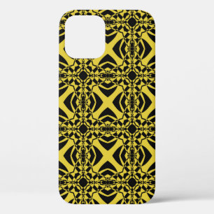 Case-Mate iPhone Case motif Abstrait transparent de couleur noir et or