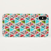 Coques Case-Mate iPhone Motif Abstrait tropical coloré (Dos (Horizontal))