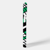 Coques Case-Mate iPhone motif Abstrait - vert (Verso / Droite)