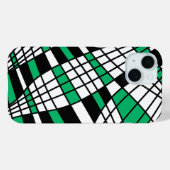 Coques Case-Mate iPhone motif Abstrait - vert (Verso (horizontal))