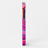 Coques Case-Mate iPhone Motif Abstrait vert bleu clair et tendance (Dos/Gauche)