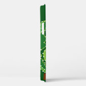 Coques Case-Mate iPhone motif Abstrait vert cactus transparent (Verso / Droite)