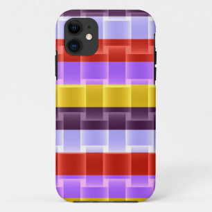 Coque Case-Mate Pour iPhone Motif Abstrait (violet, jaune, rouge)