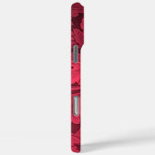 Coques Case-Mate iPhone Motif Acanthe William Morris Rouge (Verso / Droite)
