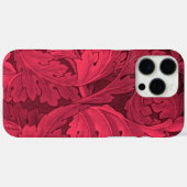 Coques Case-Mate iPhone Motif Acanthe William Morris Rouge (Verso (horizontal))