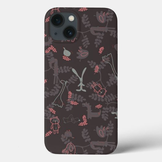 Coques Case-Mate iPhone motif affichant des bébés animaux 1 (Verso)