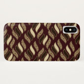 Coques Case-Mate iPhone Motif africain de peau de guépard (Dos (Horizontal))