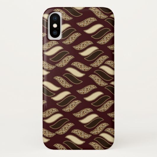 Coques Case-Mate iPhone Motif africain de peau de guépard (Dos)
