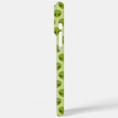 Coques Case-Mate iPhone Motif Alien vert mignon avec votre nom dans Glyphe (Verso / Gauche)