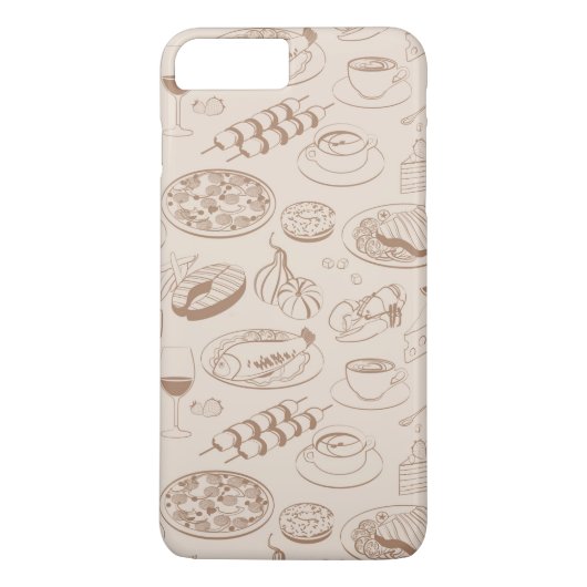 Coques Case-Mate iPhone Motif alimentaire 3 (Dos)