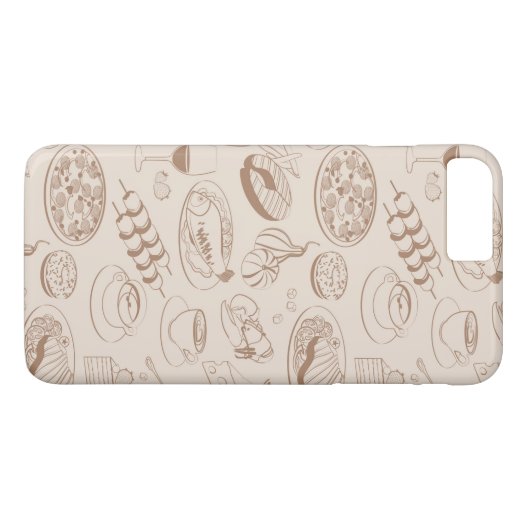 Coques Case-Mate iPhone Motif alimentaire 3 (Dos (Horizontal))
