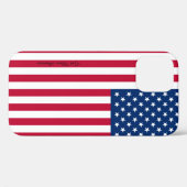 Coques Case-Mate iPhone Motif américain du drapeau (Verso (horizontal))