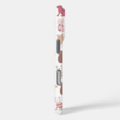 Coques Case-Mate iPhone Motif Amoureux des chats Monogram (Verso / Droite)