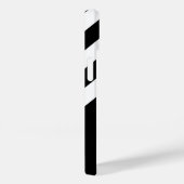 Coques Case-Mate iPhone Motif Ancre noir et blanc (Verso / Droite)