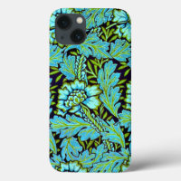 Motif Anemone par William Morris Coque-Mate iPhone