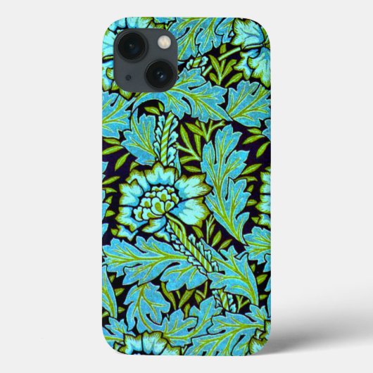 Coques Case-Mate iPhone Motif Anemone par William Morris Coque-Mate iPhone (Verso)