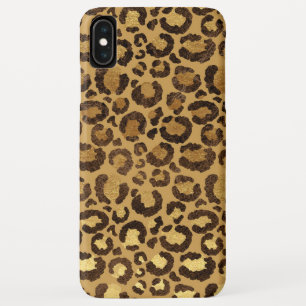 Case-Mate iPhone Case Motif animal de guépard noir moderne de feuille