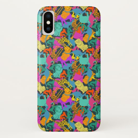 Coques Case-Mate iPhone Motif animal de silhouettes (Dos)