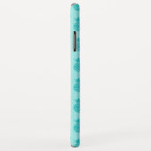 Coques Case-Mate iPhone Motif Aqua Sea Foam Blue Pineappy (Dos/Droite)
