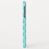 Coques Case-Mate iPhone Motif Aqua Sea Foam Blue Pineappy (Dos/Gauche)