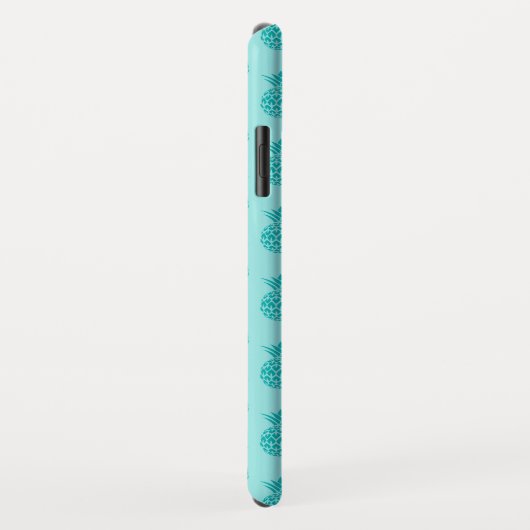Coques Case-Mate iPhone Motif Aqua Sea Foam Blue Pineappy (Dos/Droite)