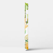 Coques Case-Mate iPhone motif aquarelle transparent avec fleurs de magnoli (Verso / Gauche)