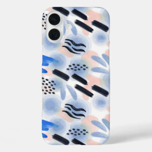 Coques iPhone 16 Plus Motif aquarelle vif et mignon de peinture abstrait