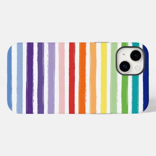 Coques Case-Mate iPhone Motif arc-en-ciel (Verso (horizontal))