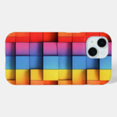 Coques Case-Mate iPhone Motif arc-en-ciel abstrait (Verso (horizontal))