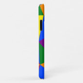 Coques Case-Mate iPhone Motif arc-en-ciel de Polygone (Dos/Droite)
