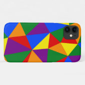 Coques Case-Mate iPhone Motif arc-en-ciel de Polygone (Dos (Horizontal))