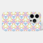 Coques Case-Mate iPhone Motif arc-en-ciel pois (Verso (horizontal))